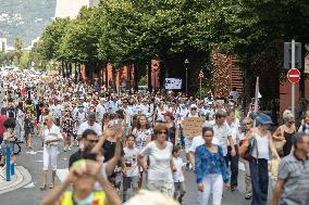 Anti-Sanitary Pass Demonstrations - Nice