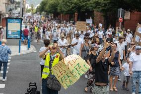 Anti-Sanitary Pass Demonstrations - Nice