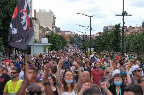Anti-Sanitary Pass Demonstrations - Toulouse