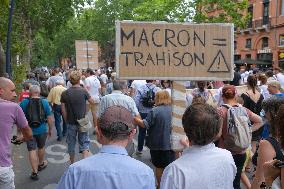 Anti-Sanitary Pass Demonstrations - Toulouse