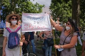 Anti-Sanitary Pass Demonstrations - Toulouse
