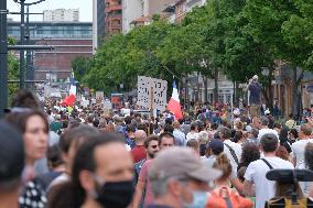 Anti-Sanitary Pass Demonstrations - Toulouse