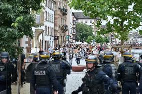 Anti-Sanitary Pass Demonstrations - Strasbourg