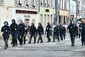 Anti-Sanitary Pass Demonstrations - Strasbourg