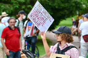 Anti-Sanitary Pass Demonstrations - Strasbourg