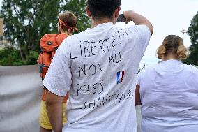 Anti-Sanitary Pass Demonstrations - Strasbourg