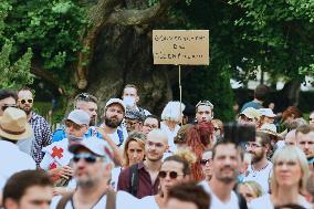 Anti-Sanitary Pass Demonstrations - Strasbourg