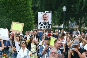 Anti-Sanitary Pass Demonstrations - Strasbourg