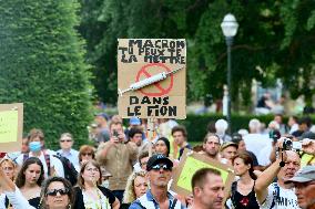 Anti-Sanitary Pass Demonstrations - Strasbourg