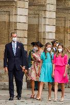 Spanish Royals attend traditional Saint James floral offering