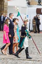 Spanish Royals attend traditional Saint James floral offering