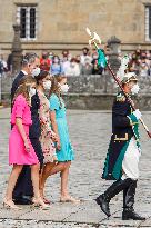 Spanish Royals attend traditional Saint James floral offering