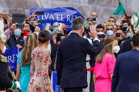 Spanish Royals attend traditional Saint James floral offering