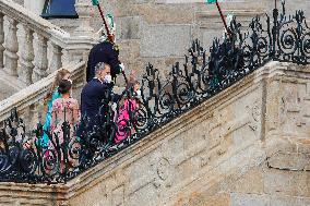 Spanish Royals attend traditional Saint James floral offering