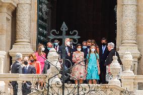 Spanish Royals attend traditional Saint James floral offering