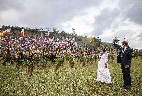 Emmanuel Macron - Marquesas Islands