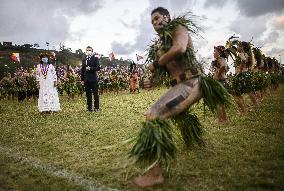 Emmanuel Macron - Marquesas Islands