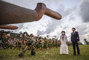 Emmanuel Macron - Marquesas Islands