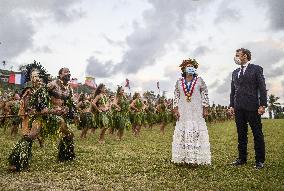 Emmanuel Macron - Marquesas Islands