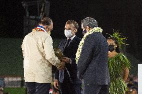 President Macron visits Marquesas Islands