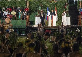 President Macron visits Marquesas Islands