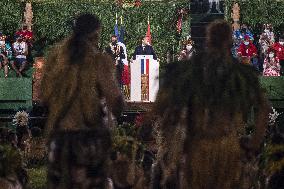 President Macron visits Marquesas Islands