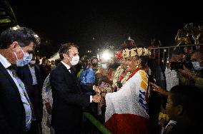 President Macron visits Marquesas Islands