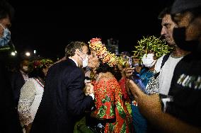 President Macron visits Marquesas Islands