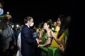 President Macron visits Marquesas Islands