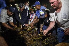 President Macron visits Marquesas Islands