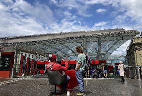 Street Vendors for Swiss National Day - Bern