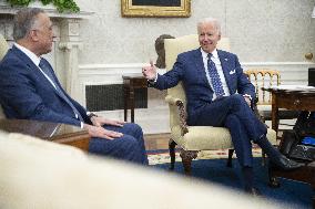 President Biden Meets With Iraqi Prime Minister Mustafa Al-Kadhimi