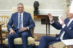 President Biden Meets With Iraqi Prime Minister Mustafa Al-Kadhimi
