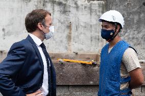 President Macron Visits Manihi Atoll