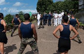 President Macron Visits Manihi Atoll