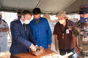 President Macron Visits Manihi Atoll