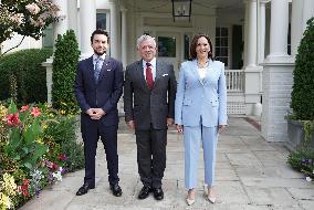 Jordan Royals Meet With Vice President Harris  - DC