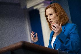 White House Press Secretary Jen Psaki Daily Breifing