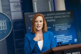 White House Press Secretary Jen Psaki Daily Breifing