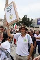 Protest against mandatory 'Green Pass' - Rome