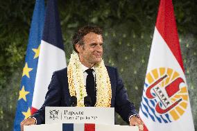 Emmanuel Macron - speech - Papeete