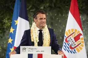 Emmanuel Macron - speech - Papeete