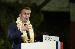 Emmanuel Macron - speech - Papeete