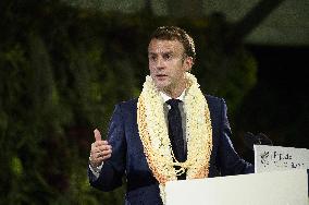 Emmanuel Macron - speech - Papeete