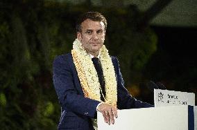 Emmanuel Macron - speech - Papeete