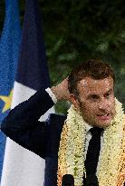 Emmanuel Macron - speech - Papeete