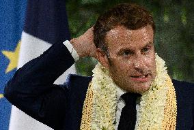 Emmanuel Macron - speech - Papeete