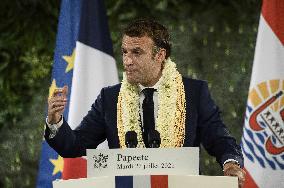 Emmanuel Macron - speech - Papeete