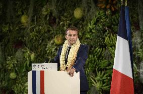 Emmanuel Macron - speech - Papeete