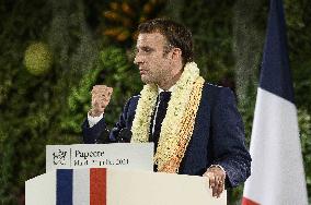 Emmanuel Macron - speech - Papeete